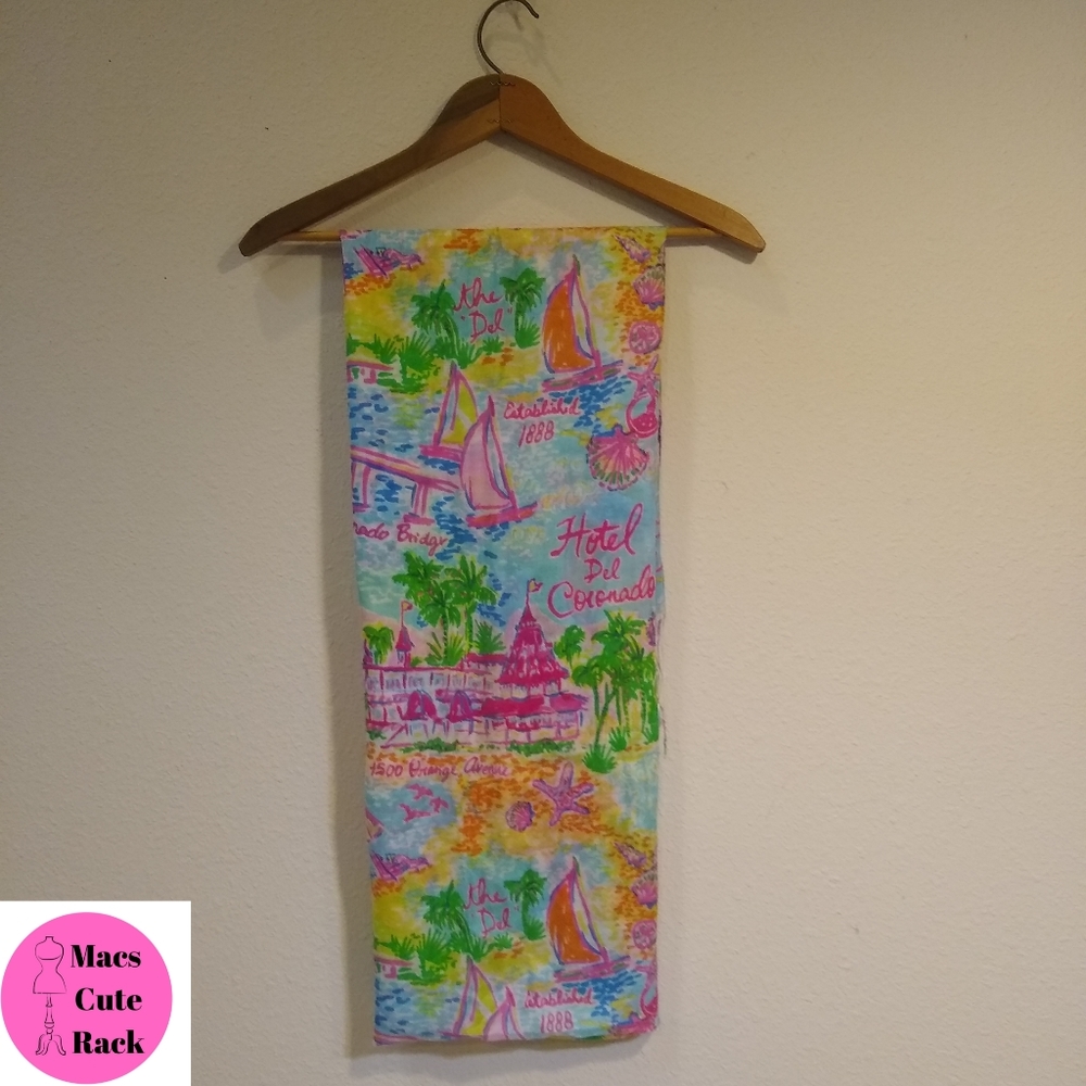 🌴RARE🌴 Lilly Pulitzer San Diego Murfee Scarf
